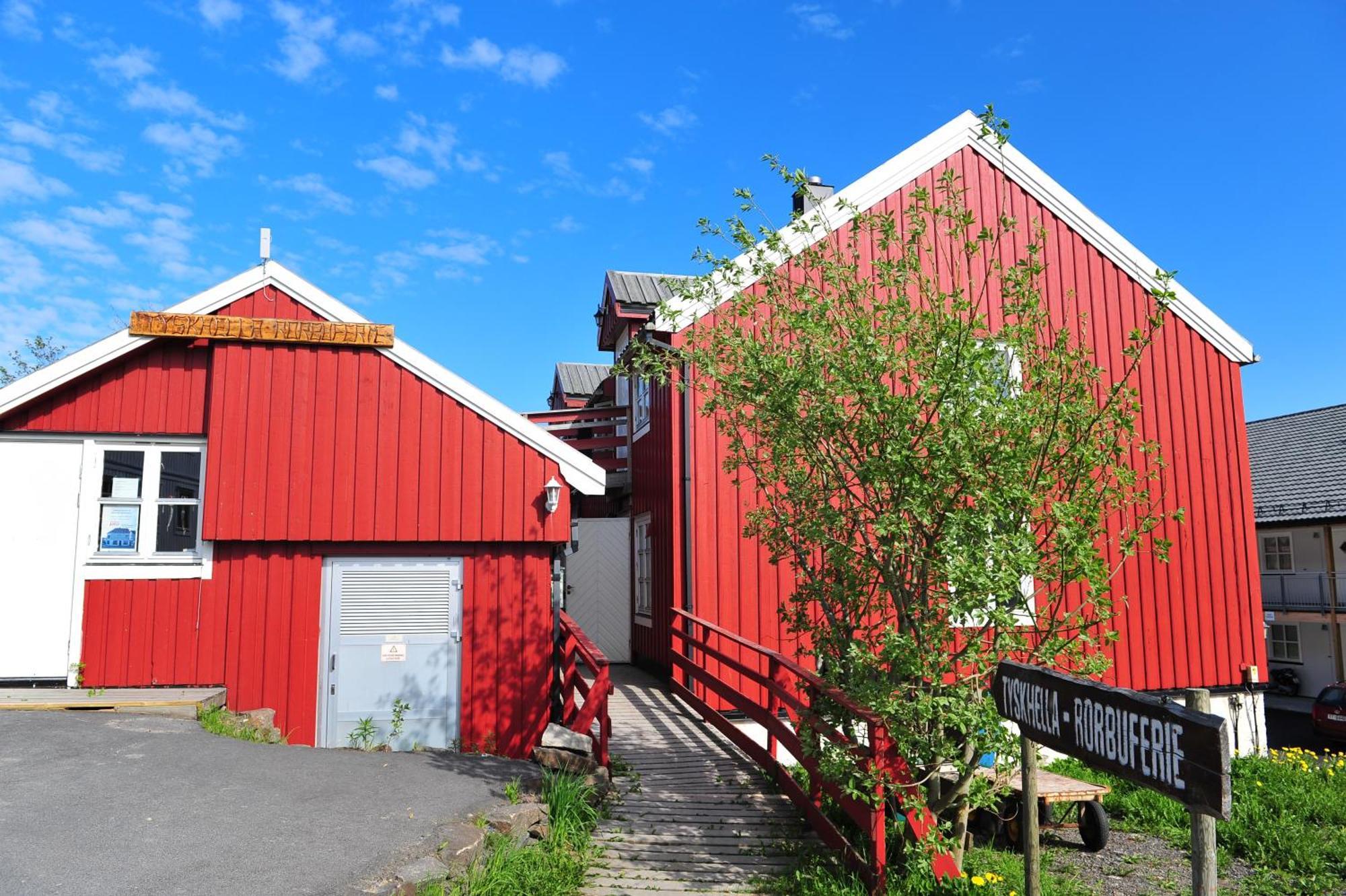 Apartament Tyskhella Rorbuer Kabelvåg Zewnętrze zdjęcie